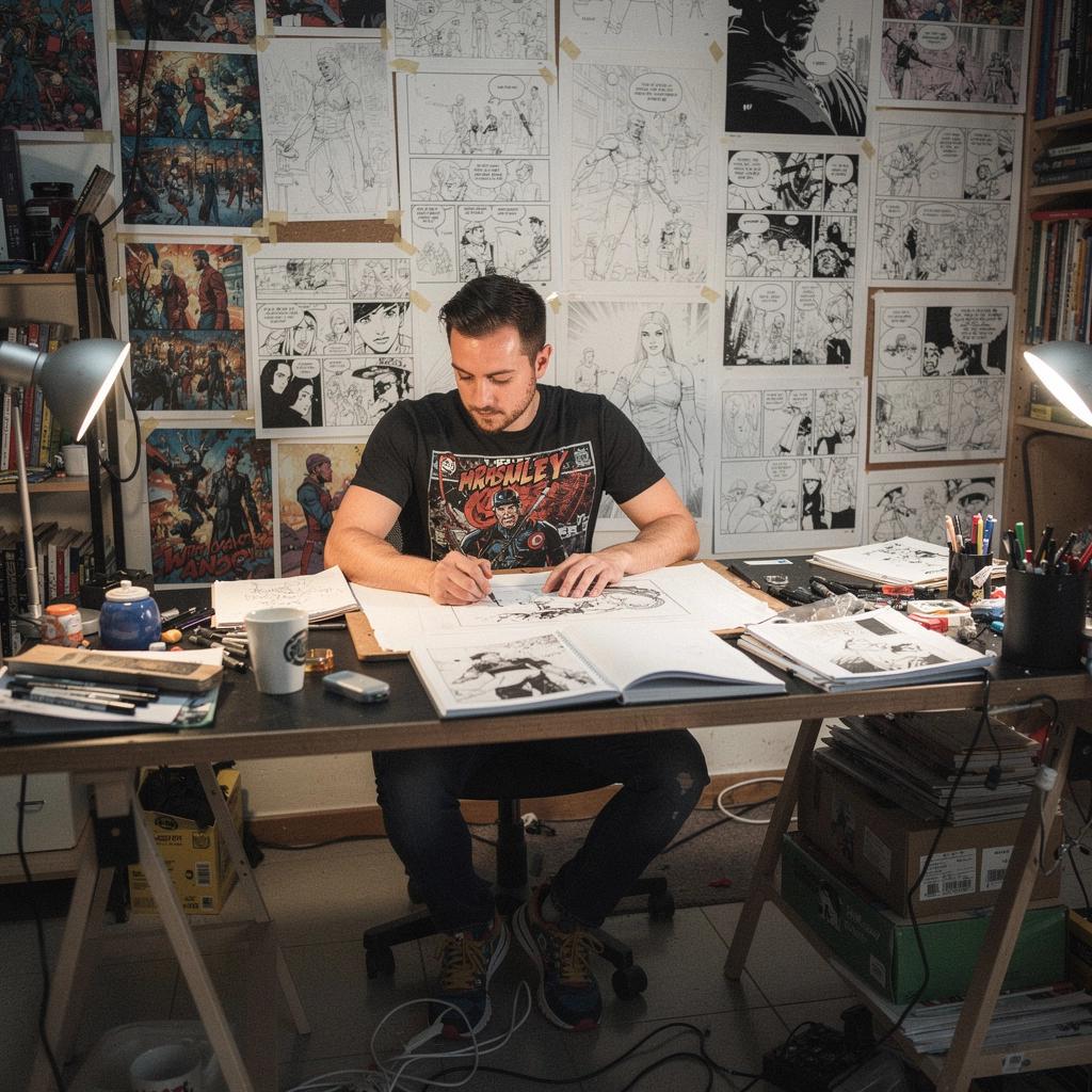 Zwei Freundinnen diskutieren leidenschaftlich Гјber ihren Lieblingsmanga in einem CafГ©.