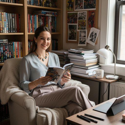 Eine geheimnisvolle Figur steht im Schatten und beobachtet die Hauptcharaktere.